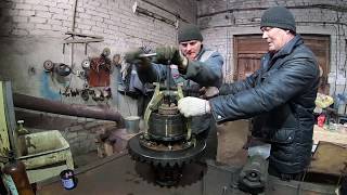 Разборка и дефектовка моста К-701М. Ночной выезд на расчистку снега (дня им не было).