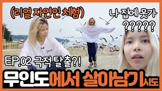 예정에도 없던 상황....무인도에 갇혔습니다...