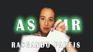 [ASMR] RASGANDO PAPEIS (PAPER RIPPING)