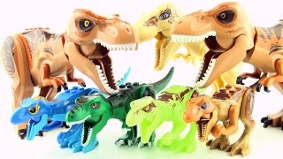 Jurassic World Lego Tyrannosaurus Rex toys - T-Rex Dinosaurs toy collection - Dinosaur toys