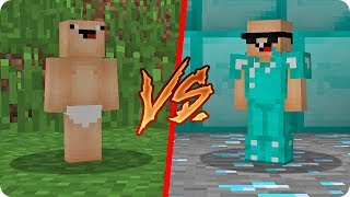 BEBÉ NOOB VS BEBÉ PRO EN MINECRAFT ?