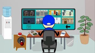 Five nights guard Stickman Animation vs Stickman jailbreak 2020 Animation