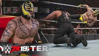 WWE 2K19 Rey Mysterio Official Entrance, Signature Move & Finishe Move!