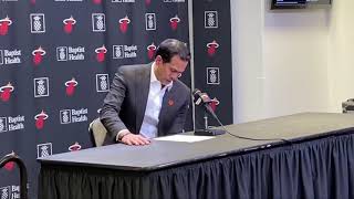 Erik Spoelstra postgame Heat vs Sixers