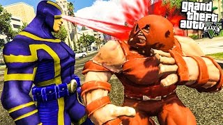 ГТА 5 МОДЫ ЦИКЛОП VS ДЖАГГЕРНАУТ! #32 ОБЗОР МОДА В GTA 5! ЭКСПЕРИМЕНТЫ В ГТА! ВИДЕО ИГРЫ С МОДАМИ!
