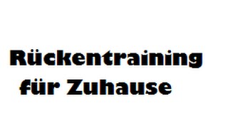 Rückentraining zuhause - Training mit Eigengewicht