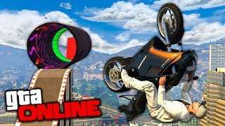 СКИЛЛ ТЕСТ С ГЛАЙДОМ ЧЕРЕЗ ВСЮ КАРТУ! ГОНКИ В GTA 5 ONLINE