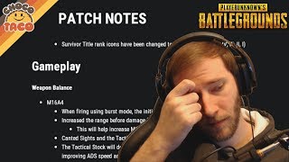chocoTaco Reads Through Patch Notes 27