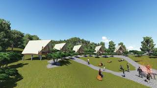 Simulasi Timelapse Tenda Glamping