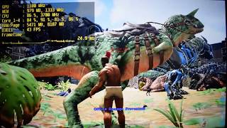 ARK: Survival Evolved on Ryzen 3 2200G Vega 8 - 720p Test