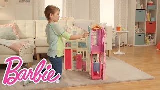 Barbie 3-Story Townhouse Demo Video | Barbie