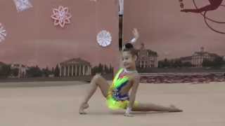 Бондарева Алена (БП) 24.01.2015 Художественная гимнастика. Чемпионат Черниговской области. 1-й день.