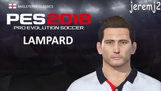 F. LAMPARD Face + stats edit PES 2019 ou 2018 (Angleterre classics)