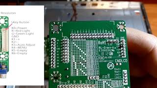 Подключение и проверка универсального lvds скалера MT561 B