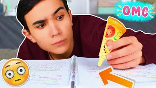 JE TESTE DES FOURNITURES SCOLAIRES BIZARRES ?!! JustJonathan