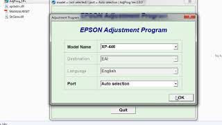 Reset Epson Xp340, Xp440, Xp446