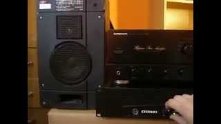 Crown XLS 402 stereo PA amplifier + Radiotehnika S-30B