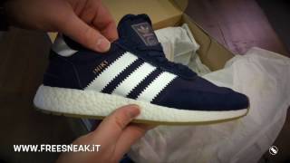 Unboxing Adidas INIKI RUNNER boost Blu BB2092