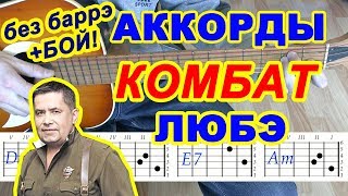Комбат Аккорды ? Любэ Расторгуев ♪ Разбор песни на гитаре ♫ Бой Текст