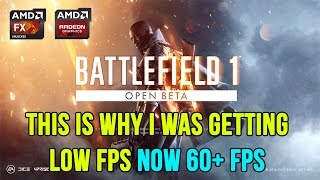 Battlefield 1 Open Beta : Max Settings FPS Test Revisited R9 280X FX 8350 [60+ FPS :O]