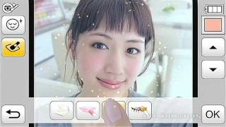 いいなCM　パナソニック　LUMIX FX77　綾瀬はるか　「タッチでメイク」編