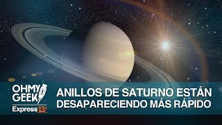 Los anillos de SATURNO desaparecen más RÁPIDO de lo que se creía