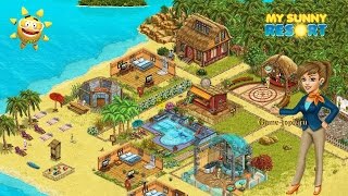 Браузерная игра Мой Солнечный Курорт My Sunny Resort Gameplay