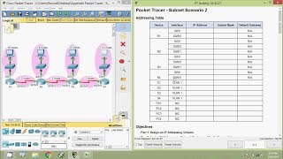 Appendix Packet Tracer - Subnetting Scenario 2