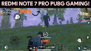 Redmi Note 7 Pro PUBG Gameplay test with HD & High settings, screen recording, FPS measurement!
