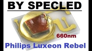 Сравнение светодиода для растений Luxeon Rebel 660нм с Epistar 660nm