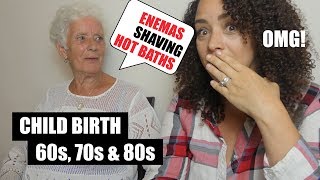 ENEMA & FORCED SHAVING CHATTING WITH MY MUM ABOUT GIVING BIRTH IN THE 1960s 70s & 80s