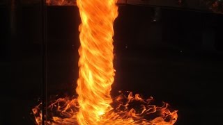 Firenado, Fire Tornado or Fire Whirl in Singapore during Haloween 2013 in Full HD 1080p