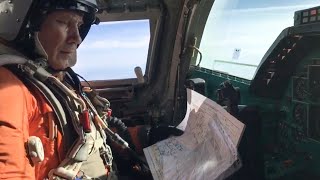 Полет дальних бомбардировщиков Ту-22м3 над нейтральными водами Черного моря