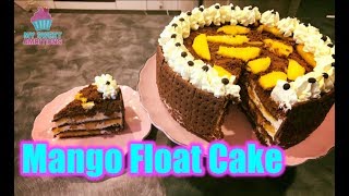 Chocolate Mango Float Cake -  mysweetambitions