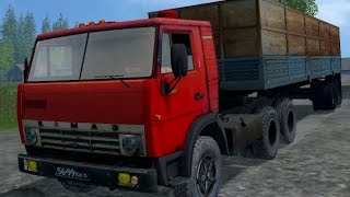 LS2015 kamaz 5410 & Odaz 9370 v1 MOD + Downloadlink  FS2015  КамАЗ 5410 и Одаз 9370
