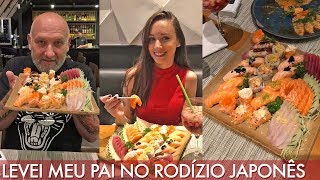Levei meu pai no rodízio japonês! - Segredinhos #Vlog