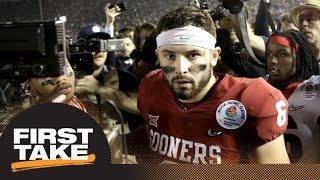 Stephen A. and Max debate Baker Mayfield's NFL draft value | First Take | ESPN