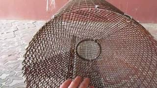 Раколовка своими руками из строительной сетки