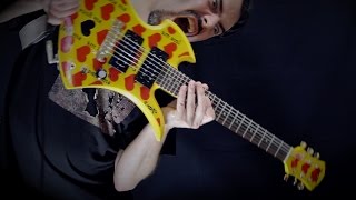 БРУТАЛЬНАЯ гитара Burny YH-JR.HY Mini Mockingbird