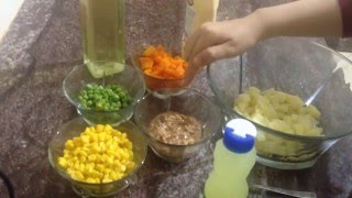 سلطة سهلة بمذاق رائع جداً من طبخ سهل وسريع