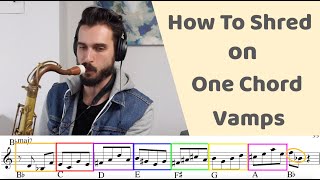 How To Shred on One Chord Vamps