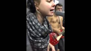 Группировка "Ленинград" Алиса Вокс -репетиция №1 -На лабутенах ,  19.11.2015, Перископ.тв