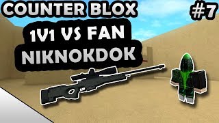 ROBLOX COUNTER BLOX 1V1 VS niknokdok