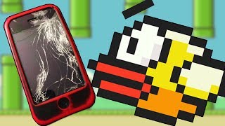 I BROKE MY PHONE PLAYING FLAPPY BIRD (Flappy Bird)