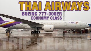TRIP REPORT | Thai Airways Boeing 777 | Economy Class