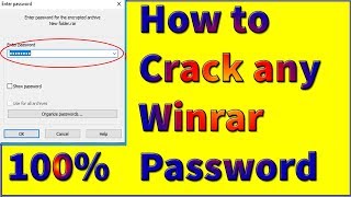 How to Remove Winrar/Rar File Password