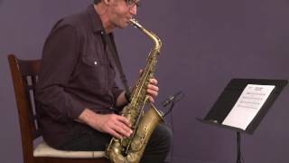 Jazz Saxophone with Eric Marienthal: Advanced Blues Solo (alto)