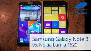 Samsung Galaxy Note 3 vs Nokia Lumia 1520 deutsch & HD