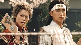 桃ちゃん・鬼ちゃんvs浦ちゃん・金ちゃんのダブルス対決　au『三太郎』新CM「ダブルス」篇