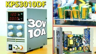 МОЩНЫЙ И ТОЧНЫЙ ЛАБОРАТОРНЫЙ БЛОК ПИТАНИЯ KPS3010DF 0-30В 0-10А. ТОЧНОСТЬ ДО ТЫСЯЧНЫХ